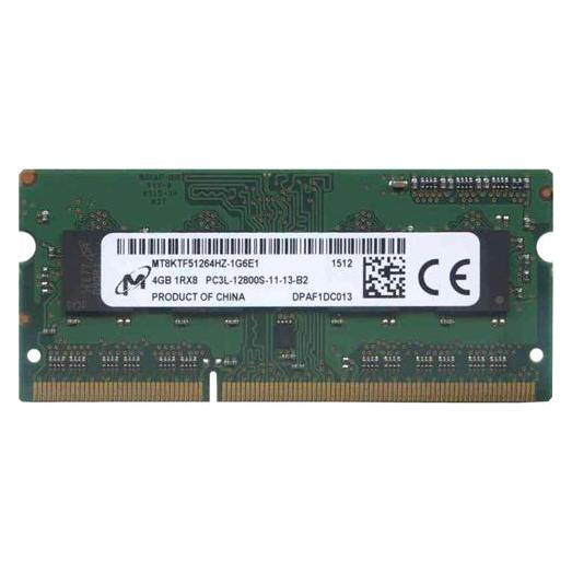 Micron SO-DIM DDR3-RAM 4GB PC1600 CL11 1,35V (1 x 4GB, 1600 MHz, DDR3-RAM, SO-DIMM) (MT8KTF51264HZ-1G6N1)
