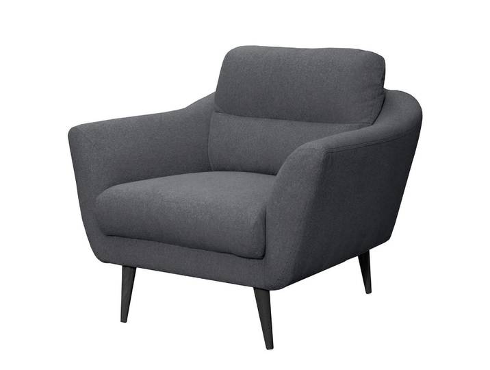Livetastic Sessel Tromso, Anthrazit, Holz, Buche, 92x87x88 cm, Made in EU, Wohnzimmer, Sessel, Polstersessel