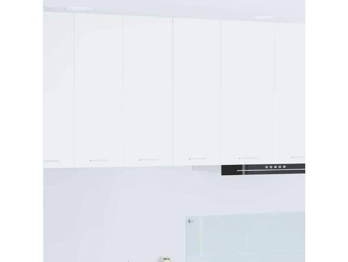 VIDAXL Armoire murale de cuisine - Contemporain Décor Armoire suspendue 2 pc Blanc Bois d'ingénierie kbu24a