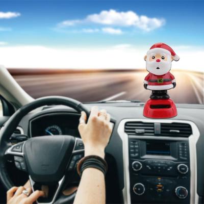Inspired Deals Solar Powered Car Decoration Dancing Ornament For Dashboard Home Desk Christmas Gift a