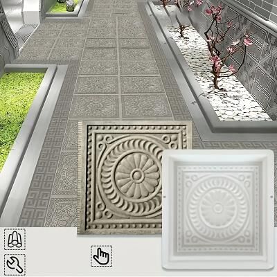 LightInthebox DIY Stepping Stones Mold - Square Paving Mold, Plastic Concrete Cement Mold - Garden Landscape Brick Pedal Making Tools
