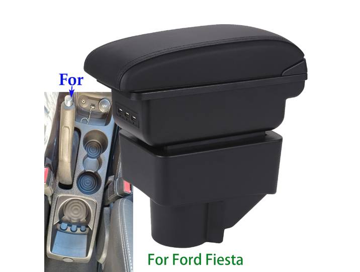 Boîte d'accoudoir de voiture pour Ford Fi.C. MK7, boîte de rangement intérieure, rénovation dédiée, accessoires de voiture, 2011-2019