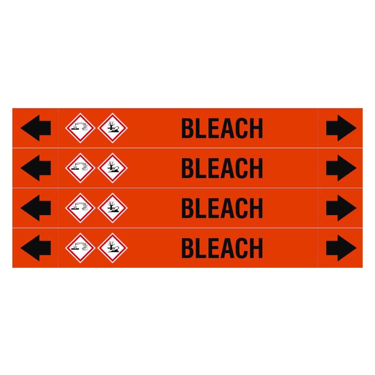 Brady ASME - Rohrmarkierer - Bleach (ASMEPM-26X230MM-BLEACH)