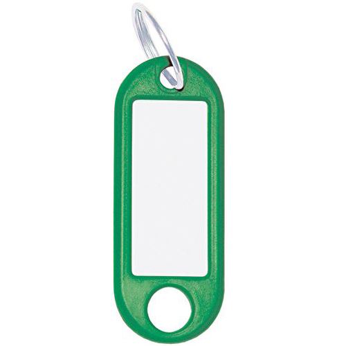 WEDO Schlüsselanhänger mit Ring, Durchmesser: 18 mm, grün