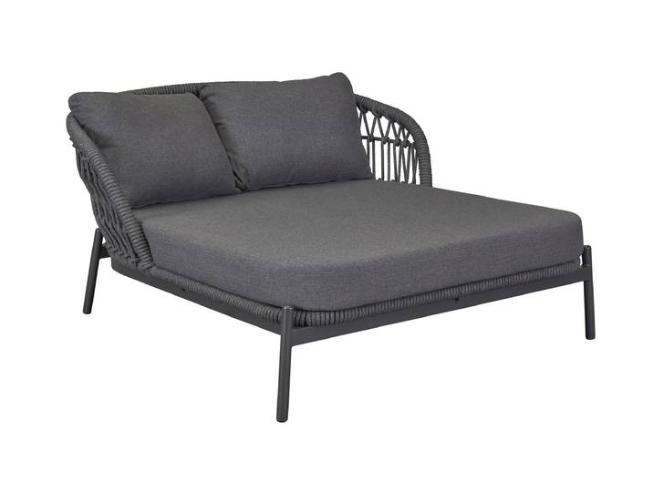 LC Garden Bari Doppelliege Aluminium/Rope 164x148x83cm