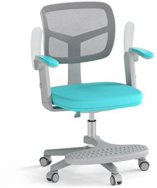 Costway Kids Desk Chair Children Study Chair with Adjustable Height Armrest and Footrest-Green