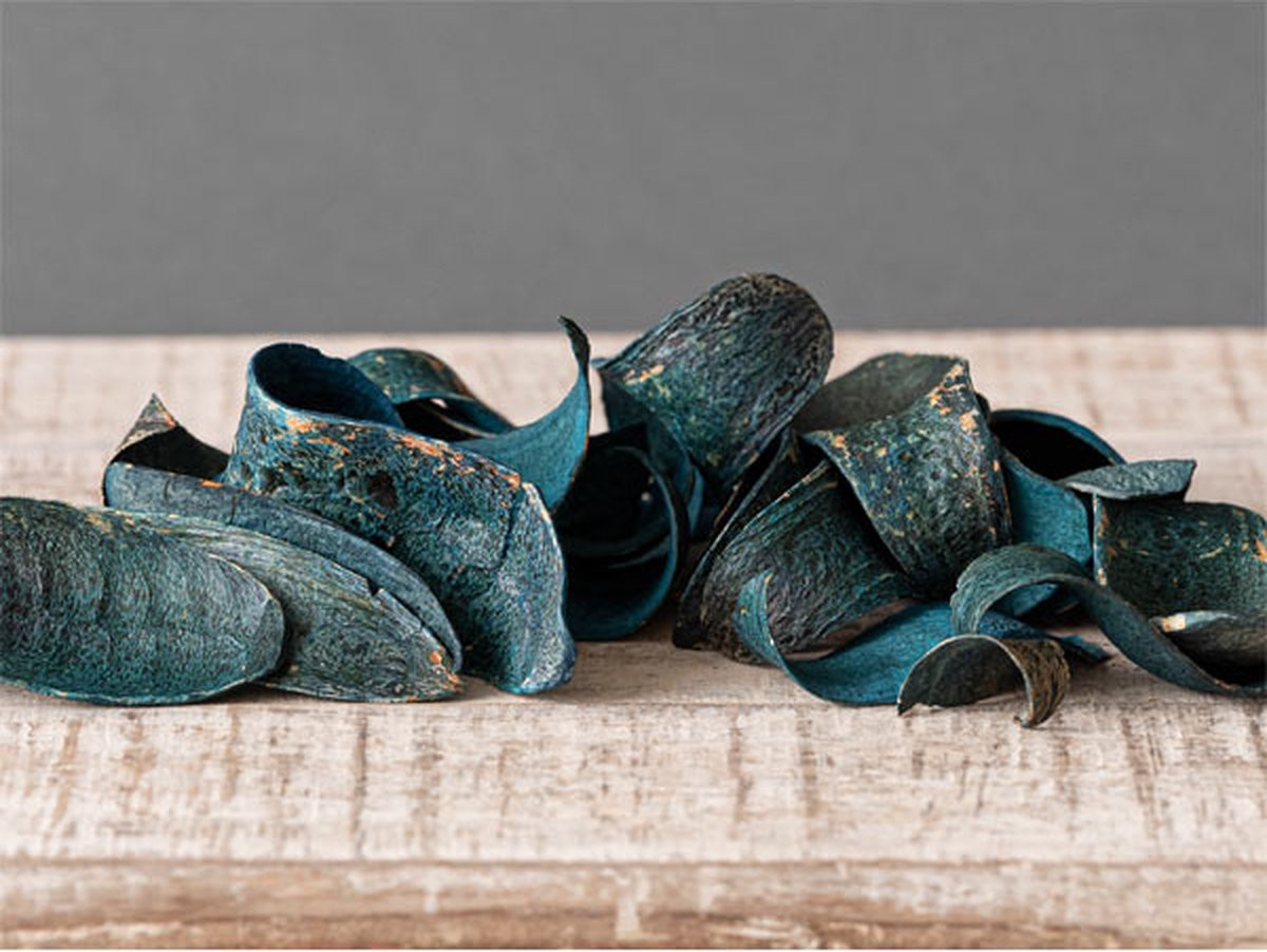 Decoratie bloembladeren 079 blauw L28