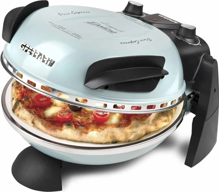 G3Ferrari Delizia Pizzaofen G1000613 (hellblau, 1.200 Watt, für Pizza Ø 31cm)