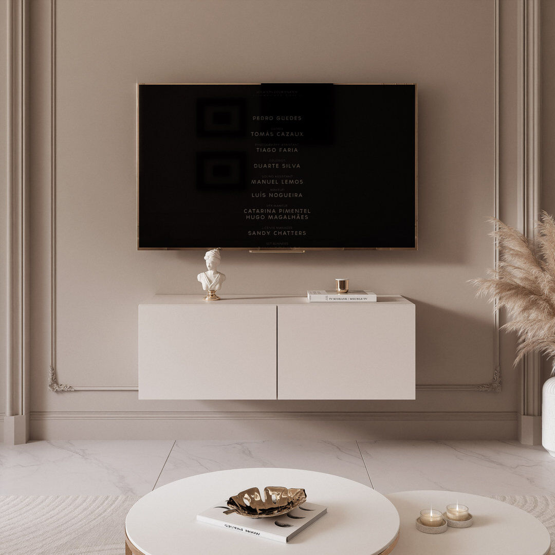 Metro TV-Lowboard TV-Unit ANGEL Cashmere 36cm H x 100cm L x 40cm W