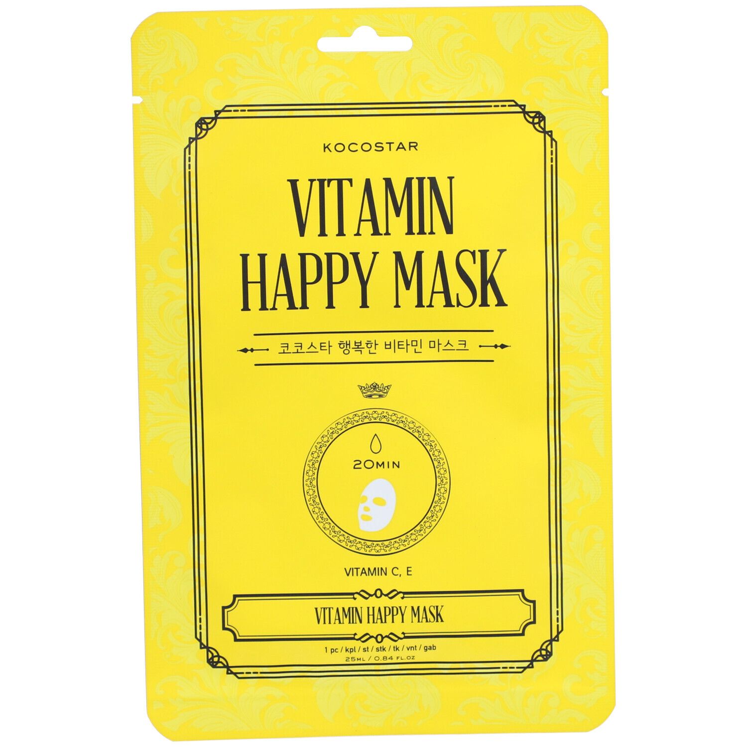 Kocostar Vitamin Happy Mask 1 St Maske