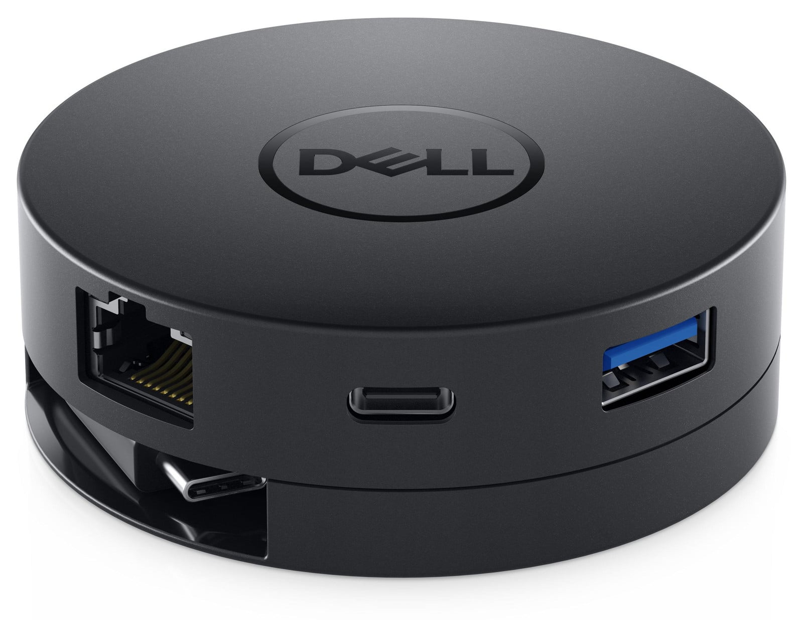 Dell Mobile Adapter DA300 met USB 3.2 Gen 2 Type-C en Ethernet, zwart