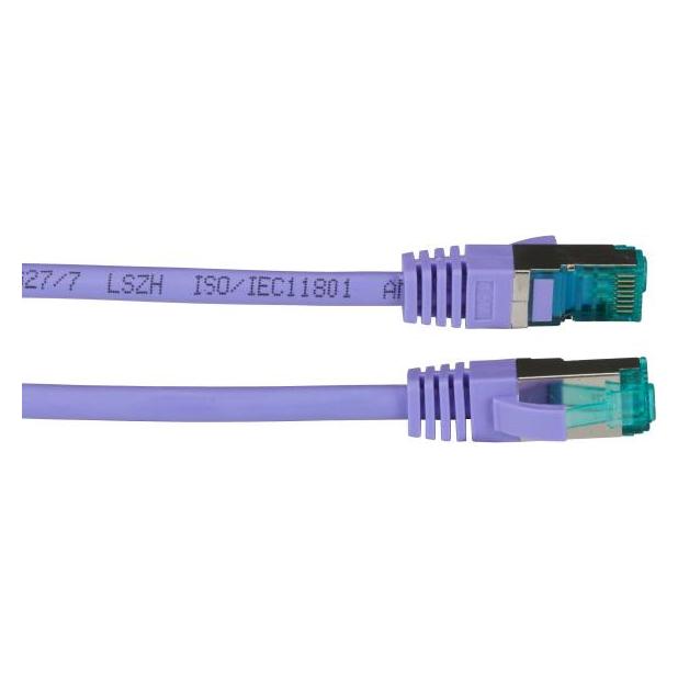 EFB Elektronik RJ45 Patchkabel S/FTP, Cat.6A, LSZH, 1m, violett Das geschirmte Cat.6A RJ45 Patchkabel gewährleistet (S/FTP, CAT6a, 1 m) (MK6001.1VI)