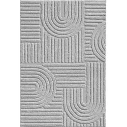 Hochflorteppich Art Silberfarben ca. 200x290cm