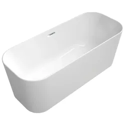 Villeroy & Boch Badewanne Finion verchromt White Alpin, 177FIN7A100V401 177FIN7A100V401
