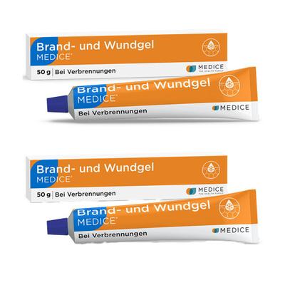 Brand UND Wundgel Medice 2x 2x50 g Gel
