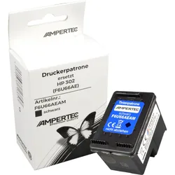 Kompatible Tinte ersetzt HP F6U66AE 302 schwarz