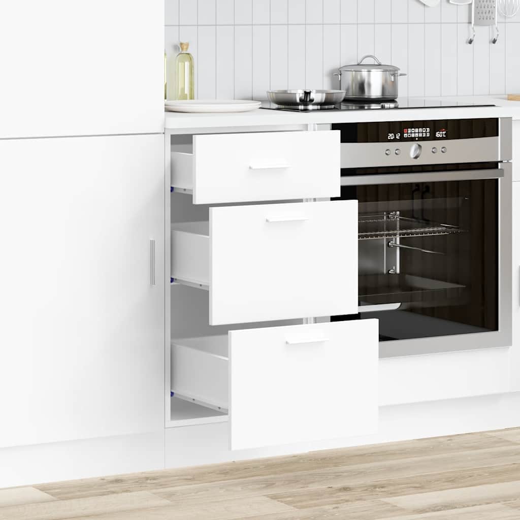 vidaXL Meuble bas "Lyon" Blanc 40 x 46 x 81,5 cm Bois d'ingénierie