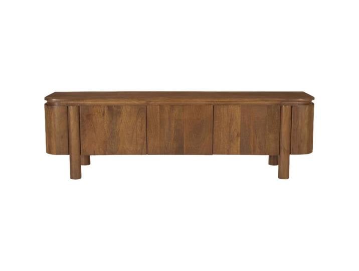 Meuble tv 170 cm en bois massif