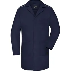 James & Nicholson Unisex Workwear Mantel Solid Kittel JN888 navy 4XL