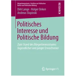 Politisches Interesse und Politische Bildung, Fachbücher von Holger Onken, Dirk Lange, Andreas Slopinski