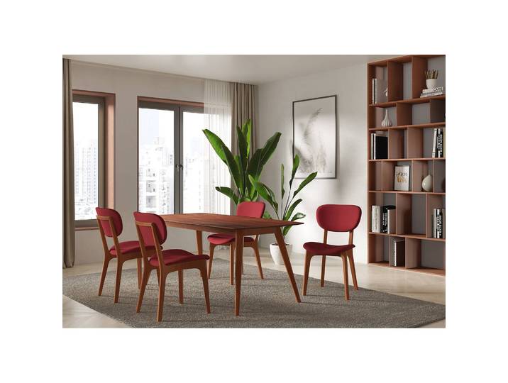 Esstisch Cortes 180 x 90cm Braun/Kirschbaum Dekor