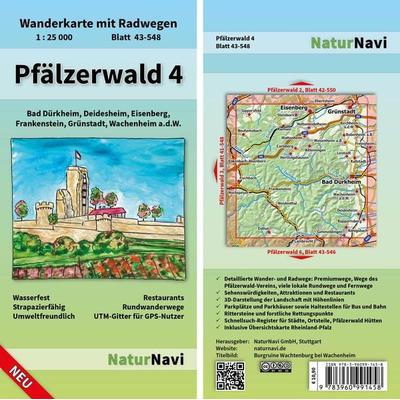 Pfälzerwald 4, Sonstige von , Naturnavi, 978-3-96099-145-8