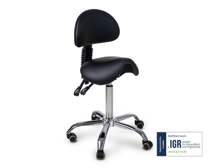 Sattelhocker mit Lehne