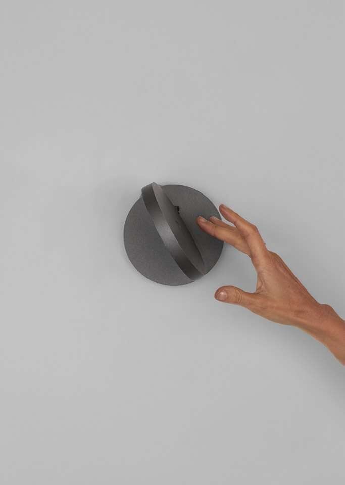 Artemide Demetra Faretto Wandleuchte (ohne Schalter, anthrazitgrau, extra-warmwe... ohne Schalter   anthrazitgrau   extra-warmweiß (2700 K)