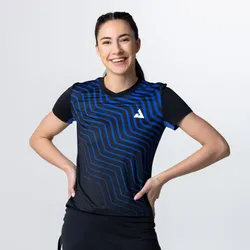 Joola Shirt Lady Waves Team 25 schwarz/blau 38 S - 38/S