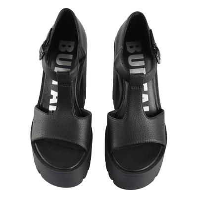 High-Heel-Pumps BUFFALO "Buffalo Buffalo Jalila JANE - Vegan Nappa", Damen, Gr. 41, schwarz, Kunstfaser, unifarben, Schuhe