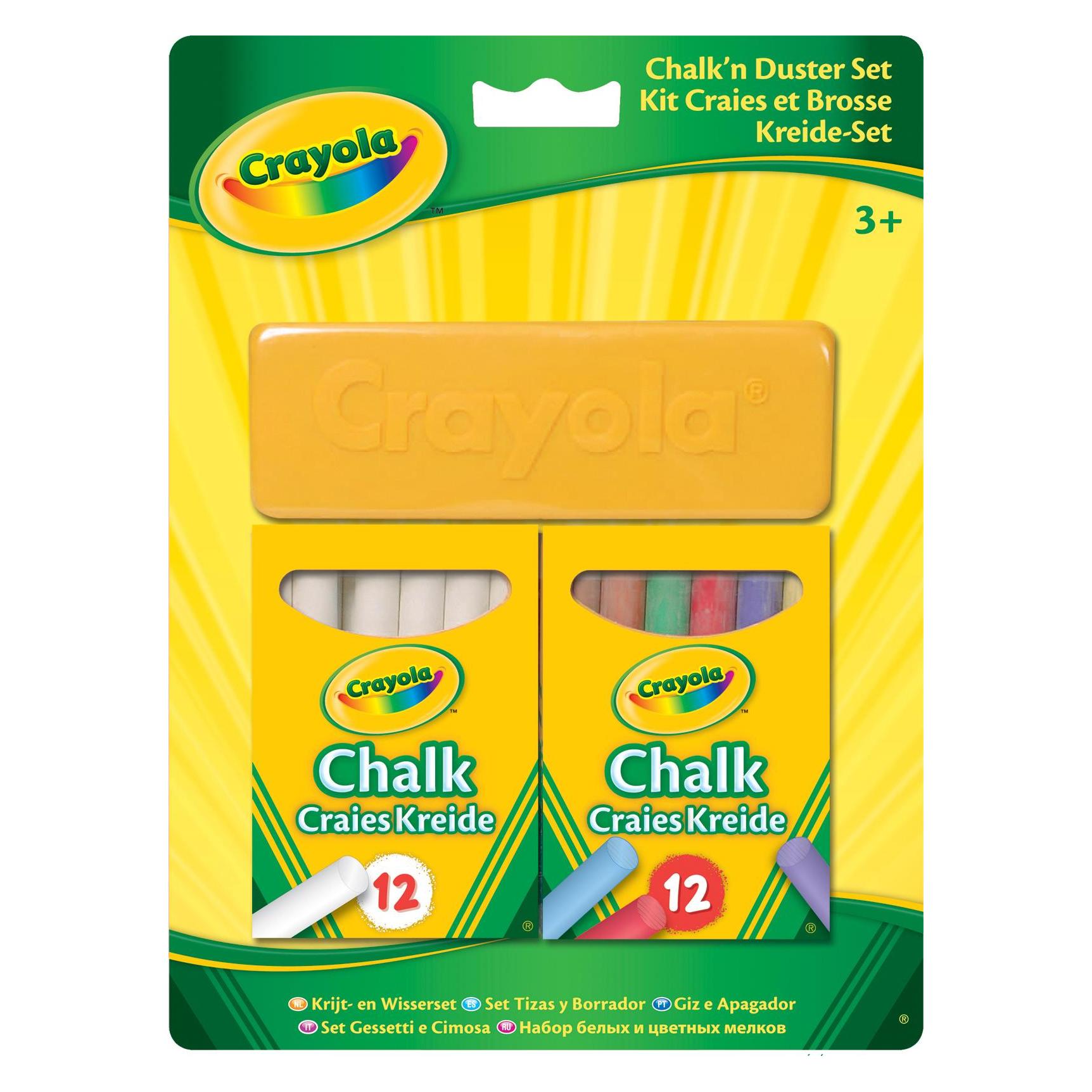 Crayola Kreide Set mit Bürste (25x) (9826800)