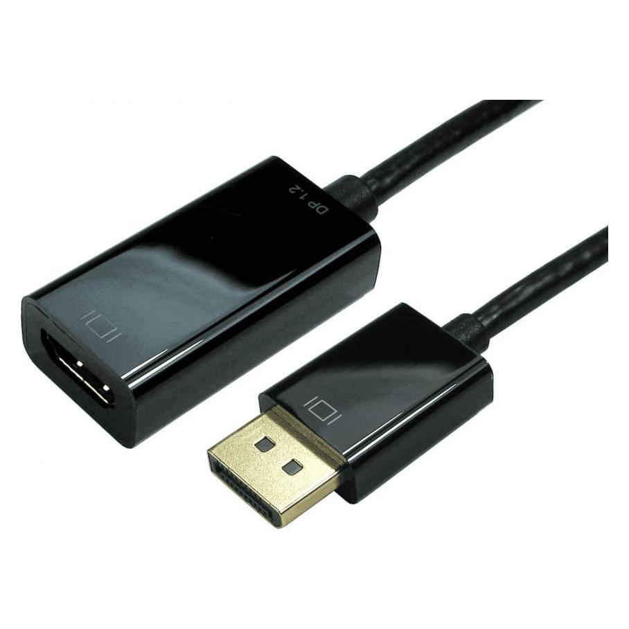 Cables Direct 15CM DISPLAY PORT V1.2-HDMI ADP 4K (0.15 m) (HDDP-HDMI)