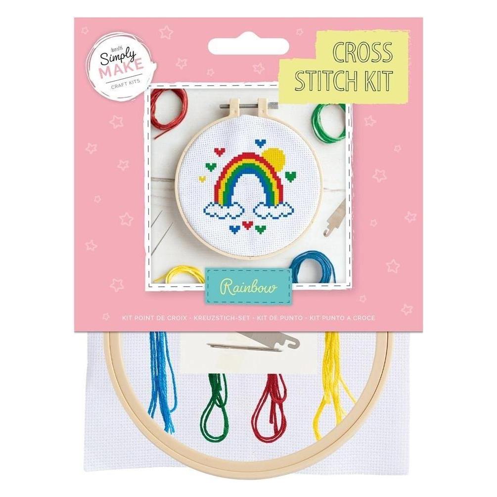 DP Craft Regenbogen-Kreuzstichset (5050870036949)