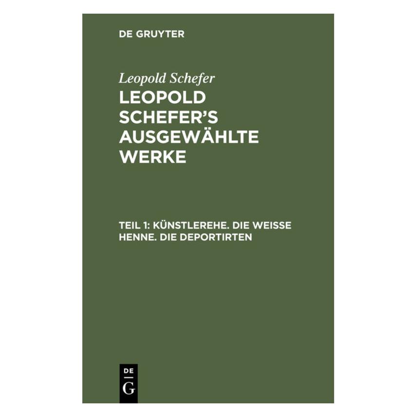 De Gruyter Schefer:Leopold Schefer: Leopold Schefe (Deutsch, Hardcover, Leopold Schefer) (67774267)