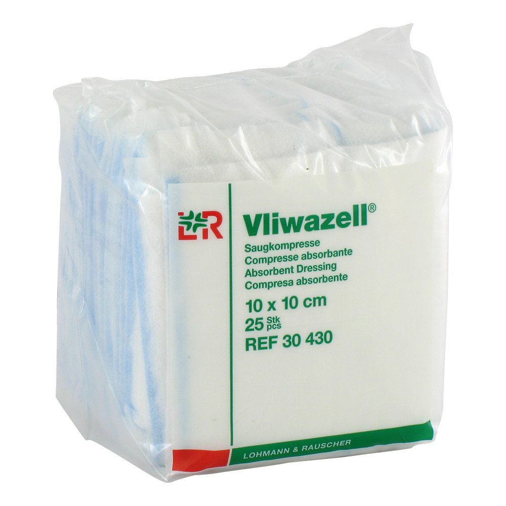 Lohmann & Rauscher GmbH & Co.KG Vliwazell Saugkompressen 10x10 cm unsteril 02232708