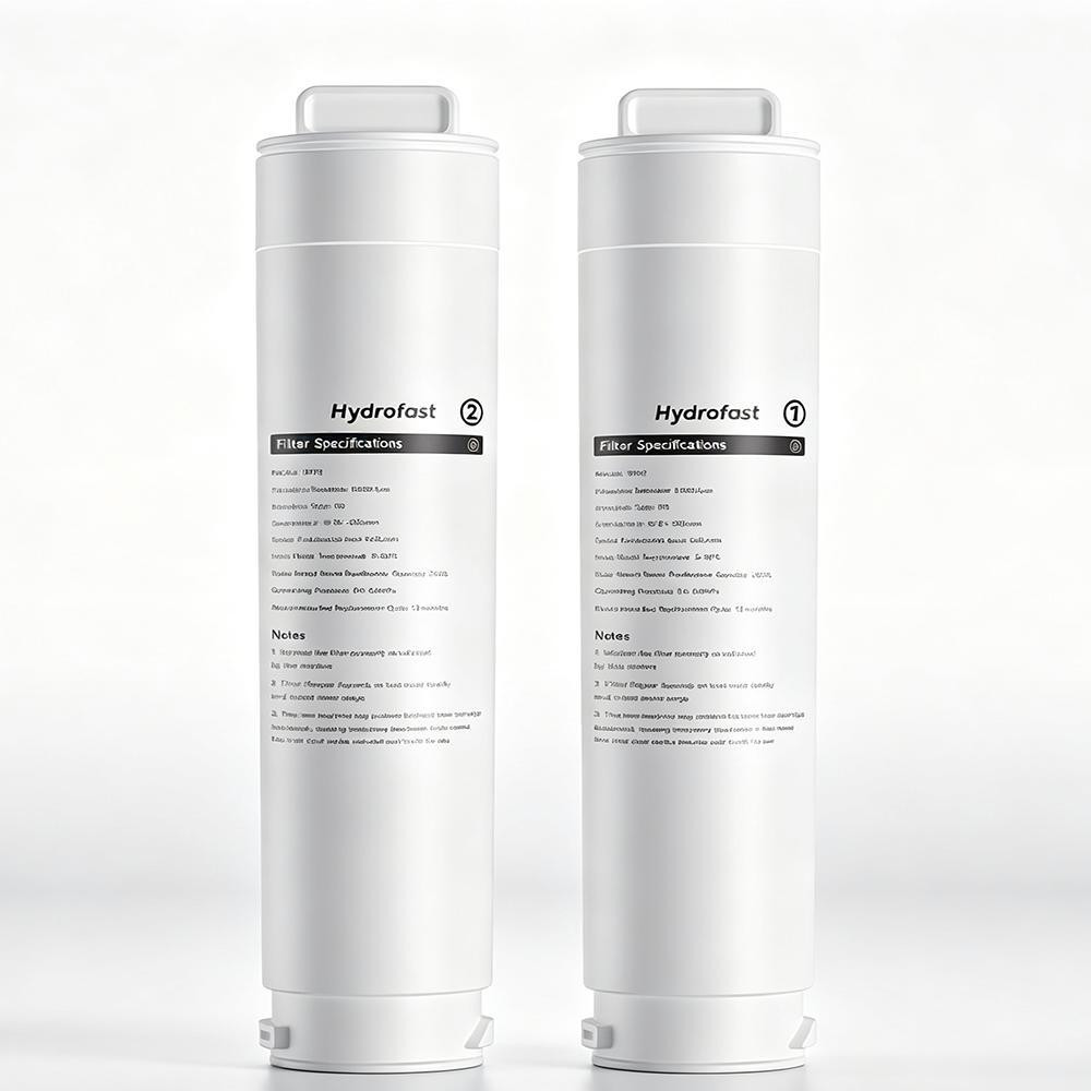 Hydrofast HF02 + HF03 filterpatronen set voor W100 waterfilter – RO-filter & 4-in-1 gecombineerd filter