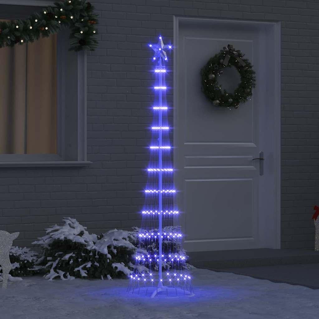 Syfax LED Kerstboom Blauw 190 cm Metaal