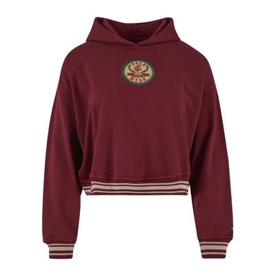 Kapuzensweatshirt ROCAWEAR "Rocawear Damen Rocawear Kansas Hoody", Damen, Gr. XL, rot (burgundy), 80% Baumwolle, 20% Polyester, Rundhals, Sweatshirts