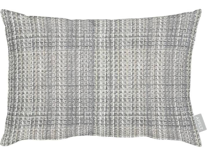 Dekokissen APELT Cona , grau, B:35cm H:10cm L:50cm, Mischgewebe, Dekokissen_Sitzkissen_Kissenhüllen, Dekokissen, inclusive Soft-Kissenfüllung 100% PES