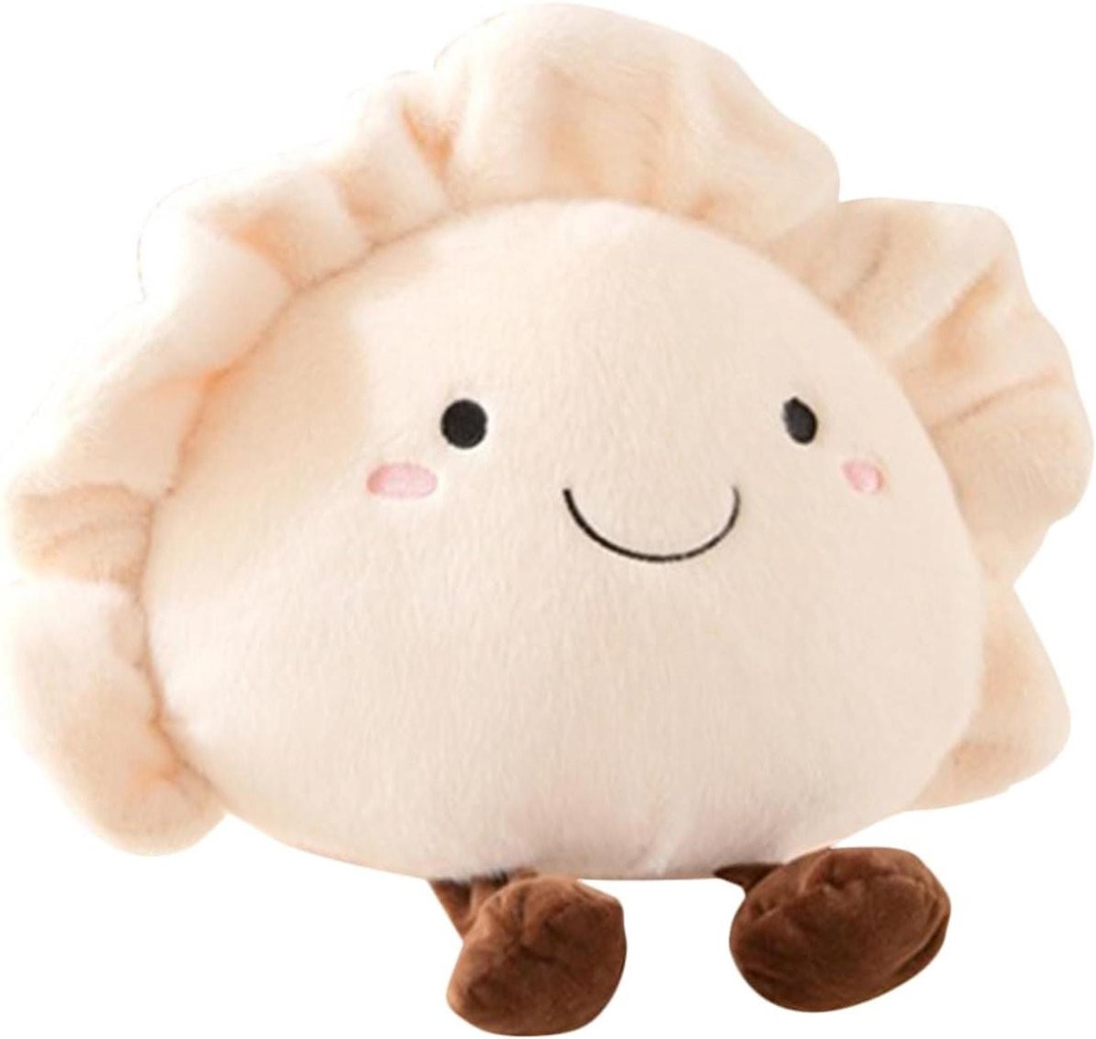 Pluche Kussen Knuffel Dumpling Wit - 50 cm