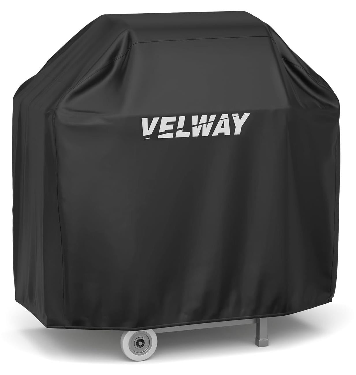 Velway Grillhoes voor gasgrill, waterdichte en stofbestendige beschermhoes, Zwart, H x B x D: 117 x 117 x 66 cm