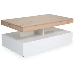 Couchtisch HARPER CRAWLEY (BHT 110x46x65 cm) - braun - BHT 110x46x65 cm