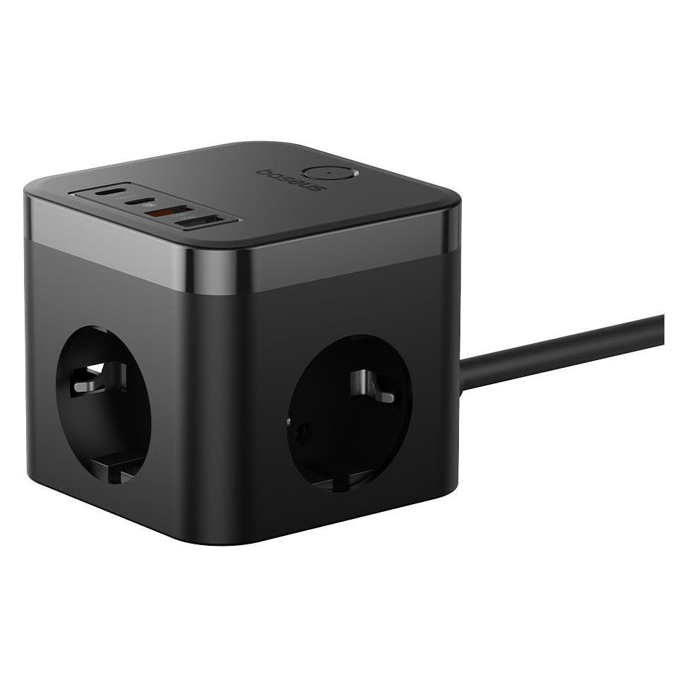 Baseus PowerCombo Cube (Eurostecker) (30 W, 7 Ports) (E00066400117-00)
