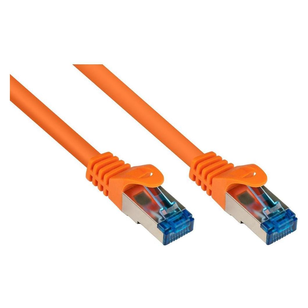 Varia SO-36014 - Patchkabel Cat.6a, S/FTP, 15m, orange (S/FTP, CAT6a, 15 m) (SO-36014)