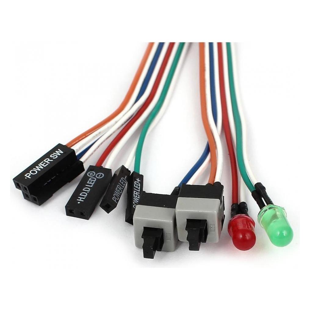 PowerGuard Mainboard Power & Reset Switch mit HDD Power LED (00023448)