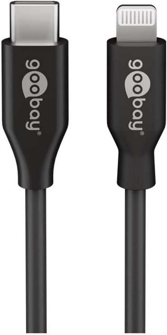 Goobay USB-C Daten-/Ladekabel Apple Lightning 1m schwarz (39445)