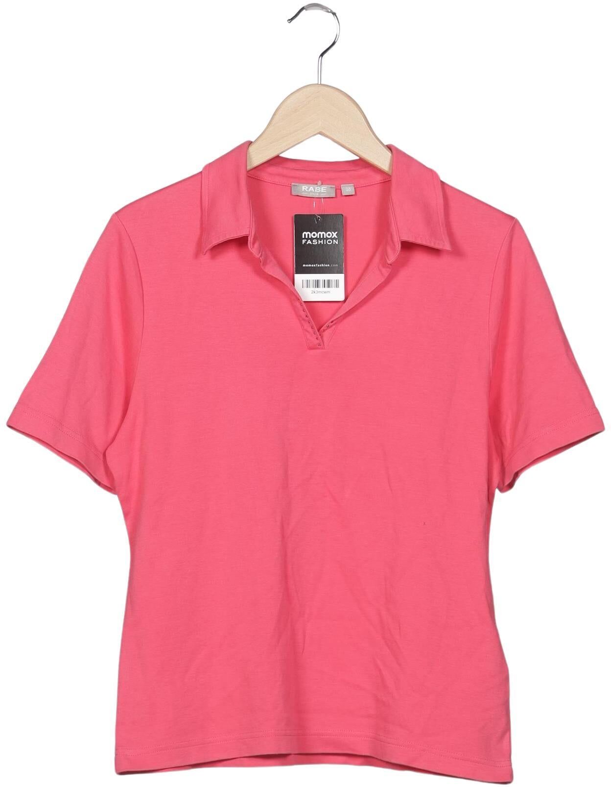 Rabe Damen Poloshirt, Pink, Gr. EU 38, Baumwolle - Second Hand