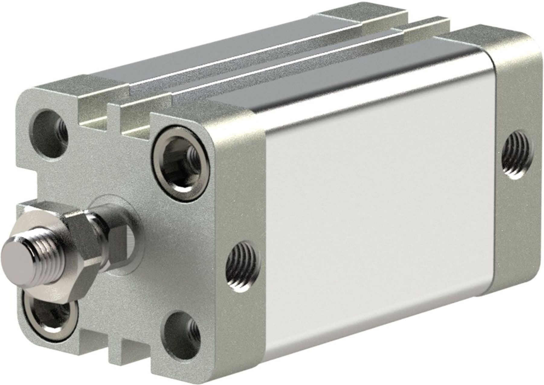 Riegler Kompaktzylinder, doppeltwirkend, AG, K-Ã˜32, Hub90, G1/8, ISO21287 (15.DMA.32090)