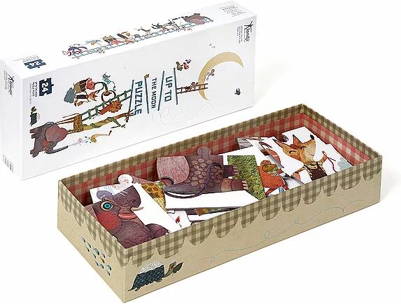 LONDJI Puzzle UP TO THE MOON 24 Teile  bunt B