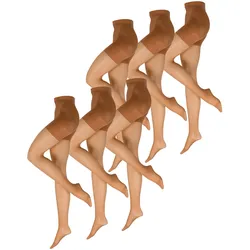 NUR DIE Damen Feinstrumpfhose Bauch-Beine-Po 20 DEN 6
